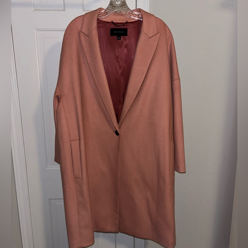 Ann Taylor Women's Pink Trench Coat